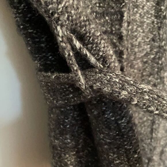 New York & Company short sleeve long length cardigan with tie sash size Small - Picture 11 of 12